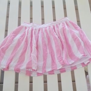 Joe fresh pink striped skirt